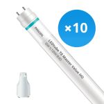 Multipack 10x Philips LED Tube T8 MASTER Value (EM/Mains) High Output 8W 1050lm - 840 Cool White | 60cm - Replaces 18W